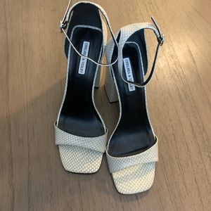 Chelsea & Violet Square Heel strapped sandal